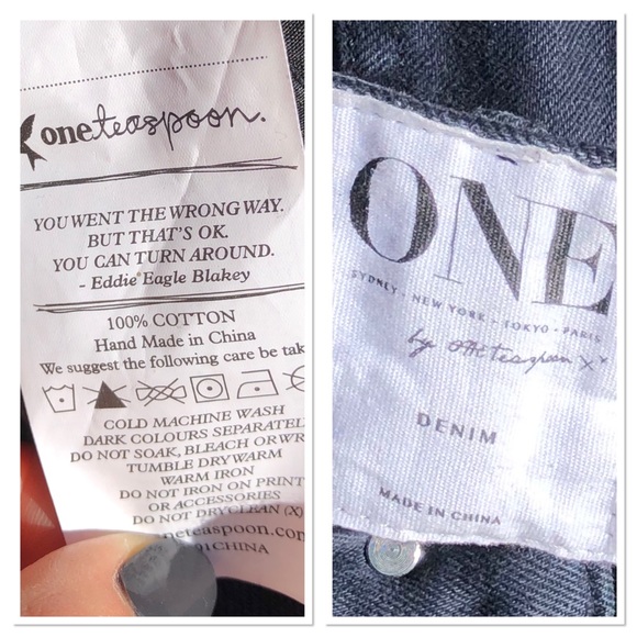 One Teaspoon Trashed Free Birds Distressed Jeans - Picture 5 of 5